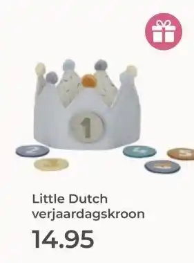 Prenatal Little Dutch verjaardagskroon aanbieding