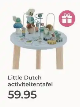 Prenatal Little Dutch activiteitentafel aanbieding