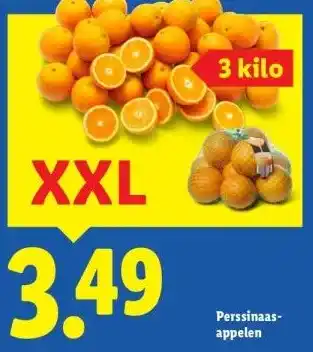 Lidl Perssinaas- appelen aanbieding