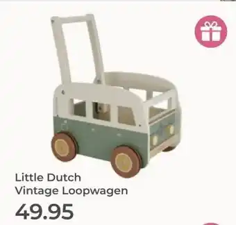 Prenatal Little Dutch Vintage Loopwagen aanbieding