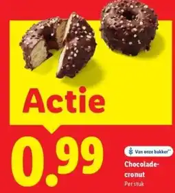 Lidl Chocolade- cronut aanbieding