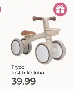 Prenatal Tryco first bike luna aanbieding