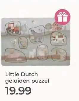 Prenatal Little Dutch geluiden puzzel aanbieding