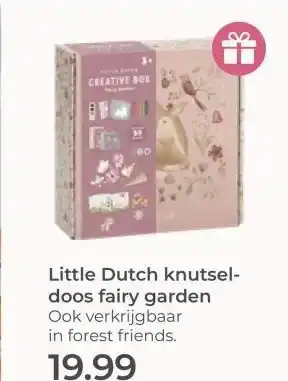 Prenatal Little Dutch knutsel- doos fairy garden aanbieding