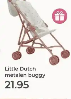 Prenatal Little Dutch metalen buggy aanbieding