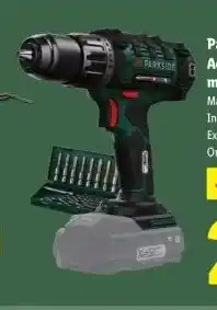 Lidl Parkside Accu-schroefboor- machine 20 V aanbieding