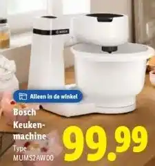 Lidl Bosch Keuken- machine aanbieding