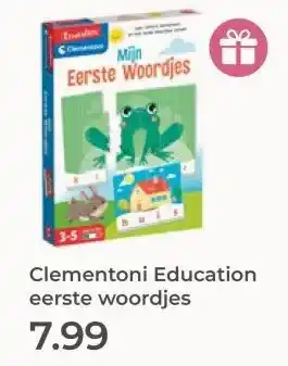 Prenatal Clementoni Education eerste woordjes aanbieding