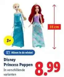 Lidl Disney Princess Poppen aanbieding