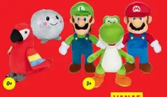 Lidl Lupilu/Super Mario Brothers Knuffels aanbieding