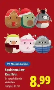 Lidl Squishmallow Knuffels aanbieding