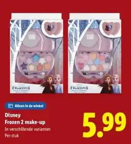Lidl Disney Frozen 2 make-up aanbieding