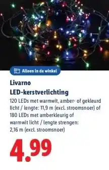 Lidl Livarno LED-kerstverlichting aanbieding