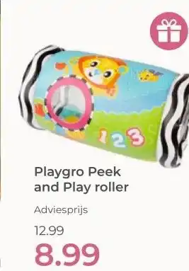 Prenatal Playgro Peek and Play roller aanbieding