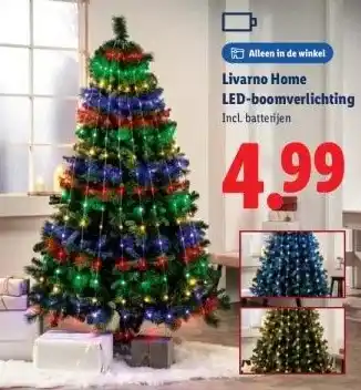 Lidl Livarno Home LED-boomverlichting aanbieding