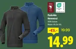 Lidl Parkside Herentrui 100% katoen aanbieding