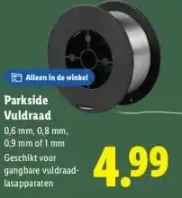 Lidl Parkside Vuldraad aanbieding
