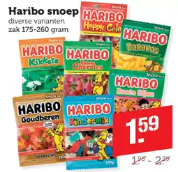 Coop Haribo snoep aanbieding