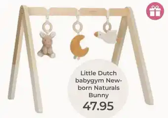 Prenatal Little Dutch babygym New- born Naturals Bunny aanbieding