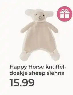 Prenatal Happy Horse knuffel- doekje sheep sienna aanbieding