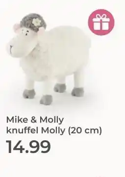 Prenatal Mike & Molly knuffel Molly aanbieding