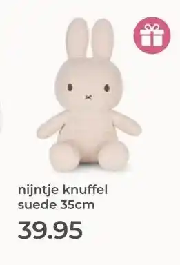 Prenatal nijntje knuffel suede aanbieding