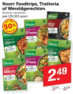 Coop Knorr Foodtrips, Trattoria of Wereldgerechten aanbieding