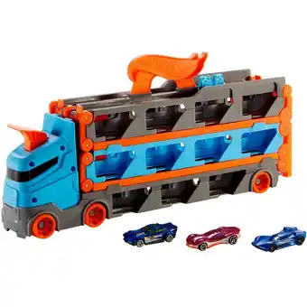 Intertoys Hot Wheels City racebaanlanceerder + 3 auto's aanbieding