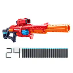 Intertoys XSHOT Excel Red Range X8 blaster met 24 darts aanbieding