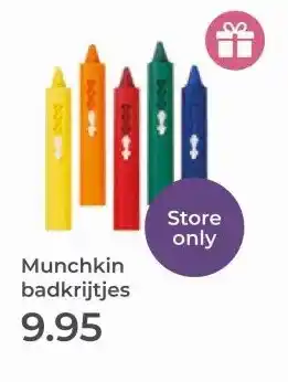 Prenatal Munchkin badkrijtjes aanbieding
