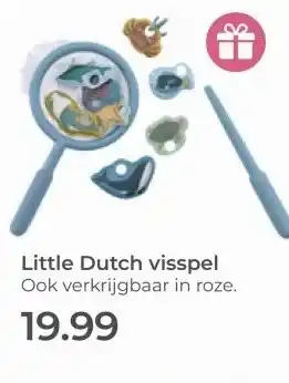 Prenatal Little Dutch visspel Ook verkrijgbaar in roze. aanbieding