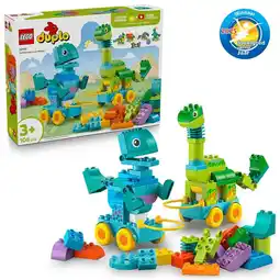 Intertoys LEGO DUPLO 3-in-1 dinosaurussen op wielen 10451 aanbieding