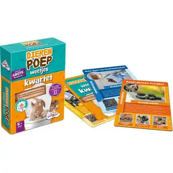 Intertoys Dierenpoep weetjes kwartet aanbieding