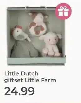 Prenatal Little Dutch giftset Little Farm aanbieding