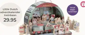 Prenatal Little Dutch adventkalender treinbaan aanbieding