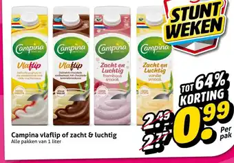 Hoogvliet Campina vlaflip of zacht & luchtig aanbieding