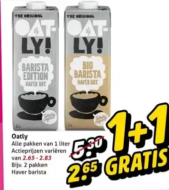 Hoogvliet Oatly aanbieding