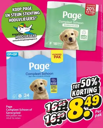 Hoogvliet Page Compleet Schoon of Gerecycled aanbieding