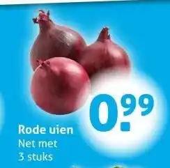 Hoogvliet Rode uien aanbieding