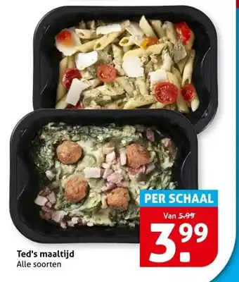Hoogvliet Ted's maaltijd aanbieding