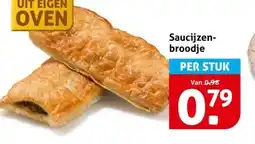 Hoogvliet Saucijzen- broodje aanbieding