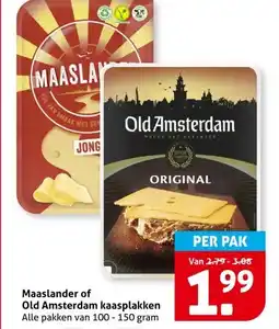 Hoogvliet Maaslander of Old Amsterdam kaasplakken aanbieding