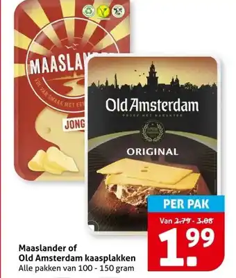 Hoogvliet Maaslander of Old Amsterdam kaasplakken aanbieding