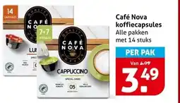 Hoogvliet Café Nova koffiecapsules aanbieding
