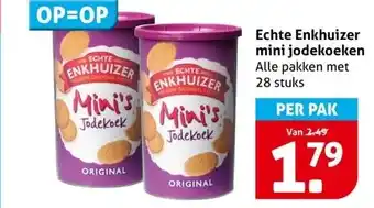 Hoogvliet Echte Enkhuizer mini jodekoeken aanbieding