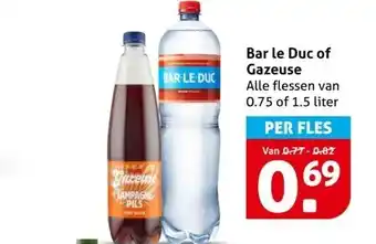 Hoogvliet Bar le Duc of Gazeuse aanbieding