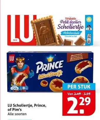 Hoogvliet LU Scholiertje, Prince, of Pim's aanbieding