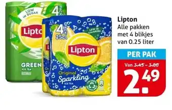 Hoogvliet Lipton aanbieding