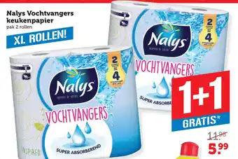Coop Nalys Vochtvangers keukenpapier aanbieding