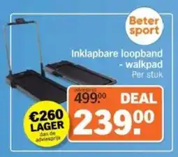 Albert Heijn Inklapbare loopband walkpad aanbieding